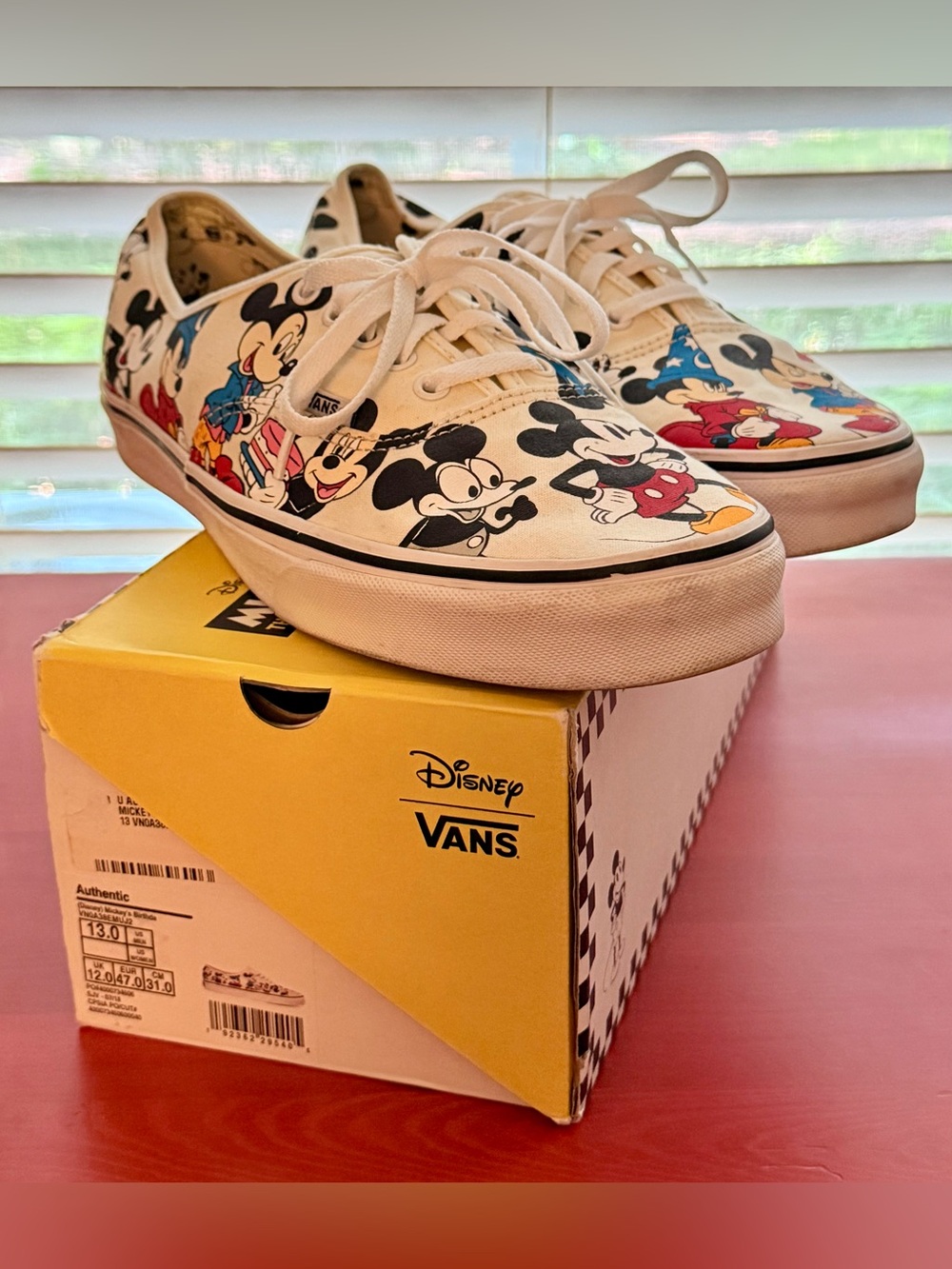 Vans Disney Mickey Mouse Birthday shoes